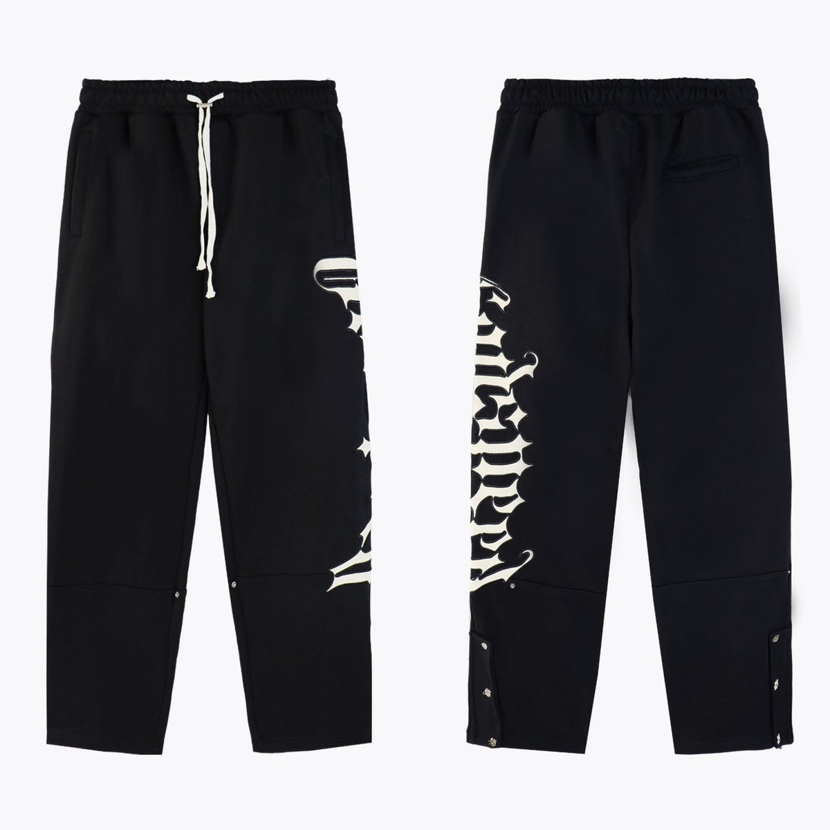 Godspeed Gothic Side Logo Sweatpants — front